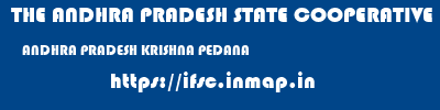 THE ANDHRA PRADESH STATE COOPERATIVE BANK LIMITED  ANDHRA PRADESH KRISHNA PEDANA   ifsc code